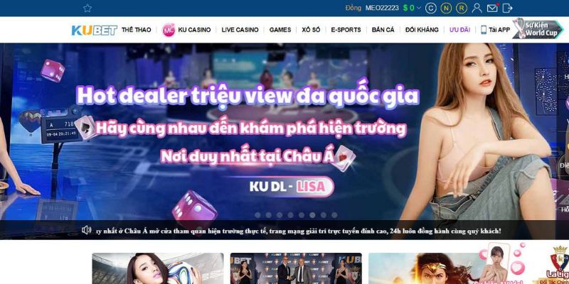 Kubet cung cấp cho người dùng giao diện cực đẹp mắt