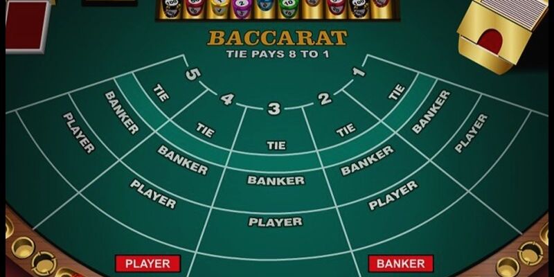 Các cửa cược phổ biến khi tham gia Baccarat Kubet